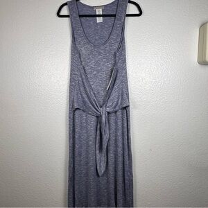 LA BLANCA Beach Indigo Tie Front Cover-up, Multi-Use Dress Size M